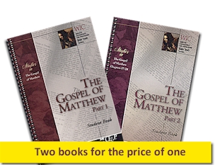 GOSPEL OF MATTHEW 1 & 2 WORKBOOKS
special kit price