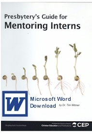 A MANUAL FOR PASTORAL INTERNS DOWNLOAD ONLY

