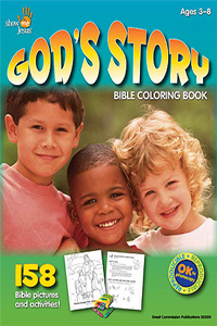 GOD'S STORY  COLORING BOOK
